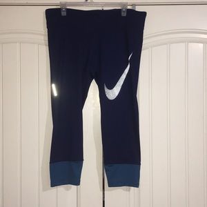 Plus size Nike spandex capris